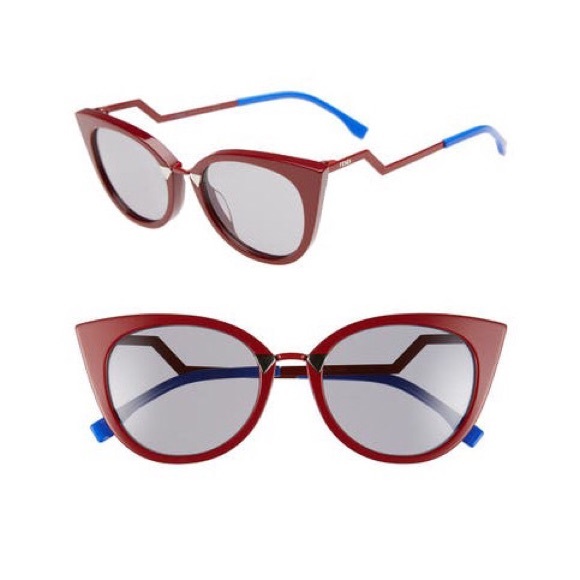 Fendi Accessories - FENDI Orchidea 52mm Cat Eye Sunglasses